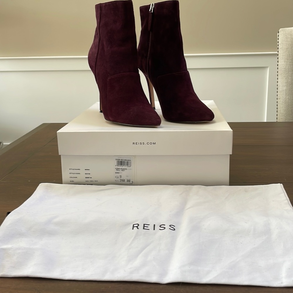 Reiss Mirna Suede Boots